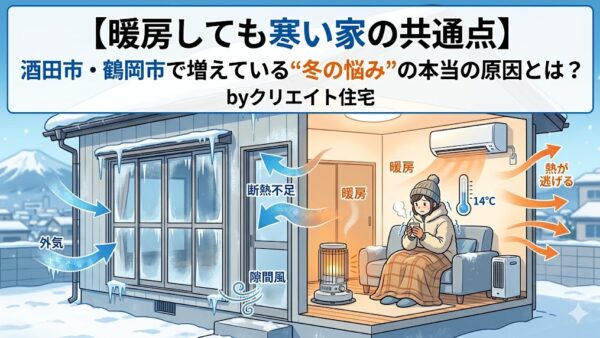 【暖房しても寒い家の共通点】