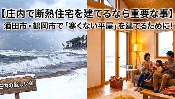 【酒田市・鶴岡市・庄内地方で断熱住宅を建てるなら重要な事】